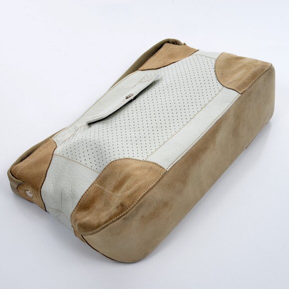 Prada Sport (Linea Rossa) Calf Leather and Suede Shoulder Bag - Picture 8 of 13